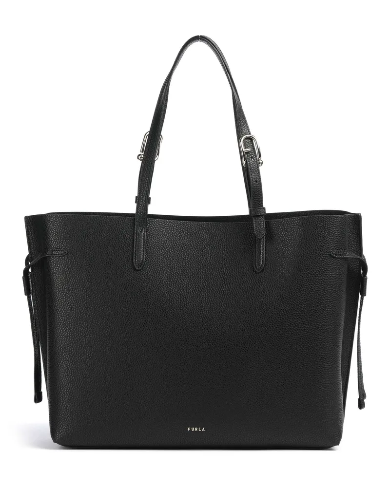 Furla Shopper Ava L in schwarz Schwarz