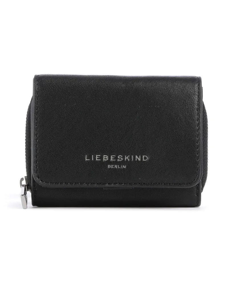 Liebeskind Geldbörse Pablita Natural Sheep M RFID in schwarz Schwarz