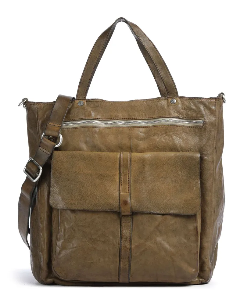 Campomaggi Shopper in oliv Oliv