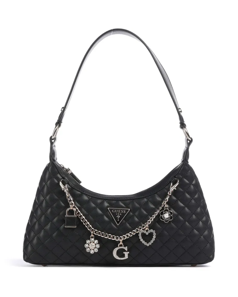 Guess Schultertasche Everlee in schwarz Schwarz