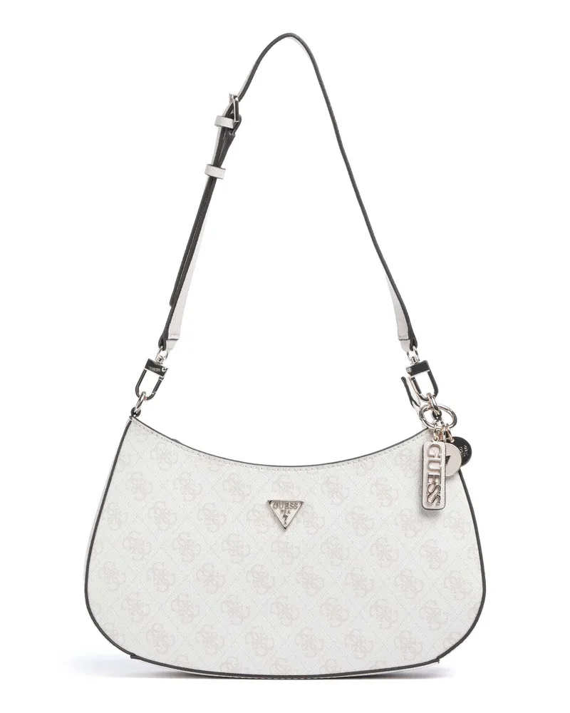 Guess Schultertasche Noelle in weiß Weiß