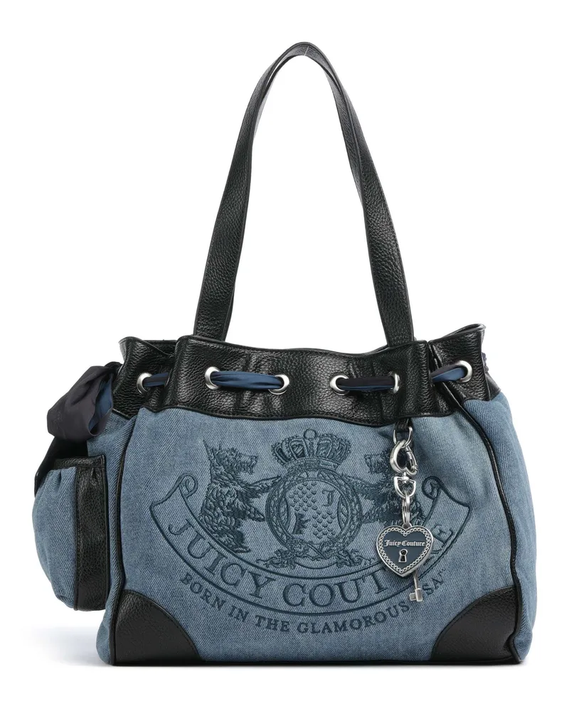 Juicy Couture Shopper Daydreamer Denim L in blau Blau