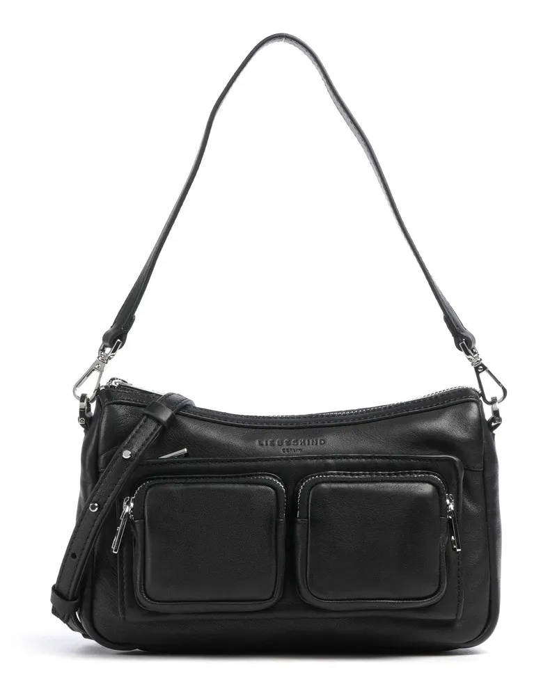 Liebeskind Schultertasche Maia Sheep Natural S in schwarz Schwarz
