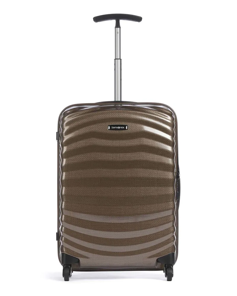 Samsonite 4-Rollen Trolley Lite-Shock in braun Braun