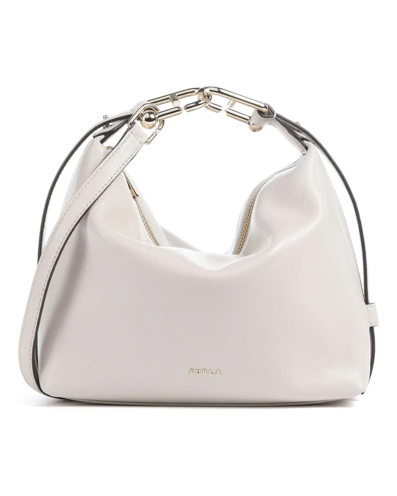 Furla Schultertasche Tonie Mini in elfenbein Beige