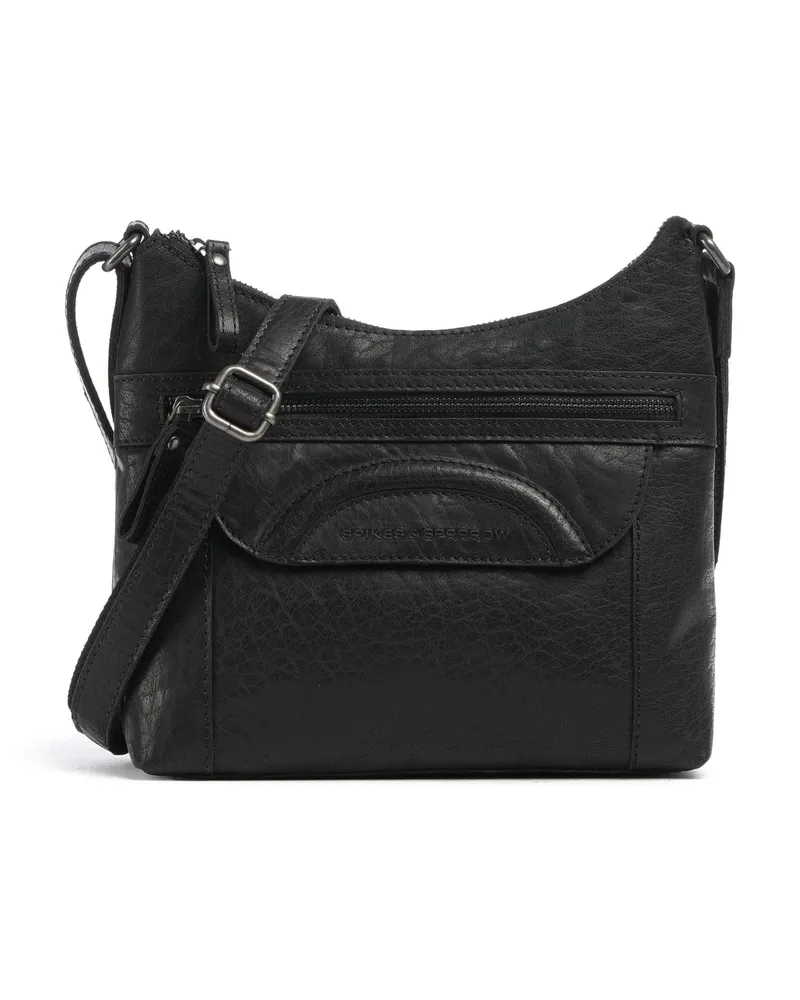 Spikes & Sparrow Umhängetasche Bronco Elien in schwarz Schwarz