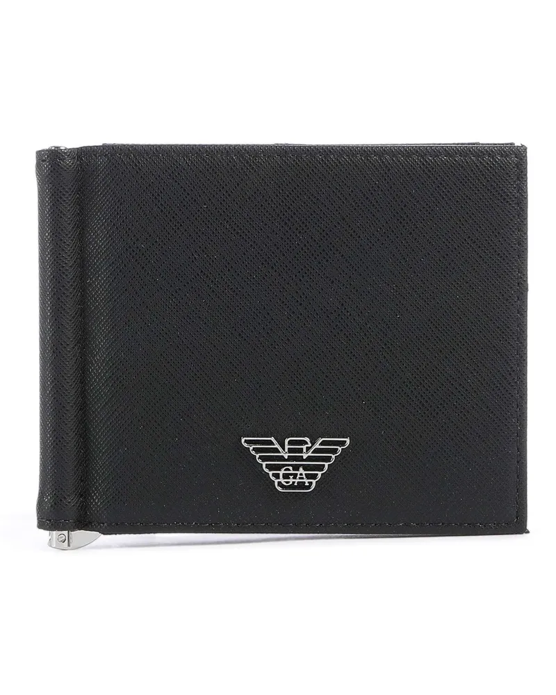 Emporio Armani Geldbörse Business Regenerated in schwarz Schwarz