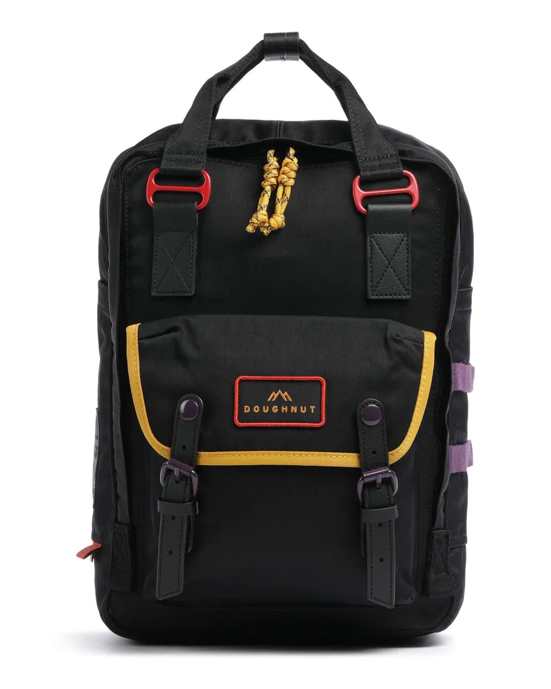 DOUGHNUT Rucksack Happy Camper Macaroon in schwarz Schwarz