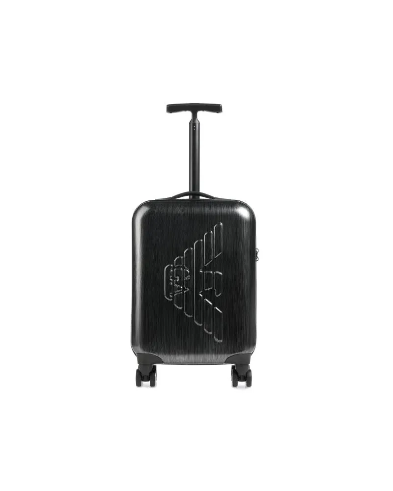 Emporio Armani Big Eagle 4-Rollen Trolley anthrazit Schwarz