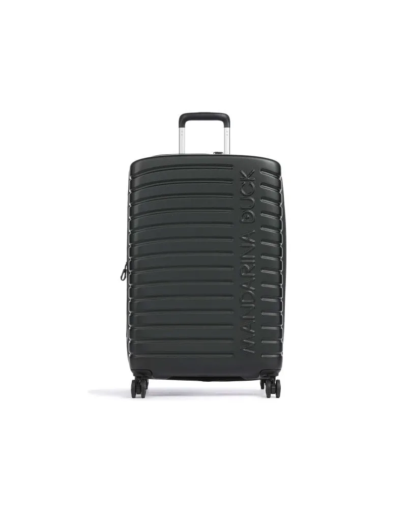 Mandarina Duck Flyduck 4-Rollen Trolley schwarz Schwarz