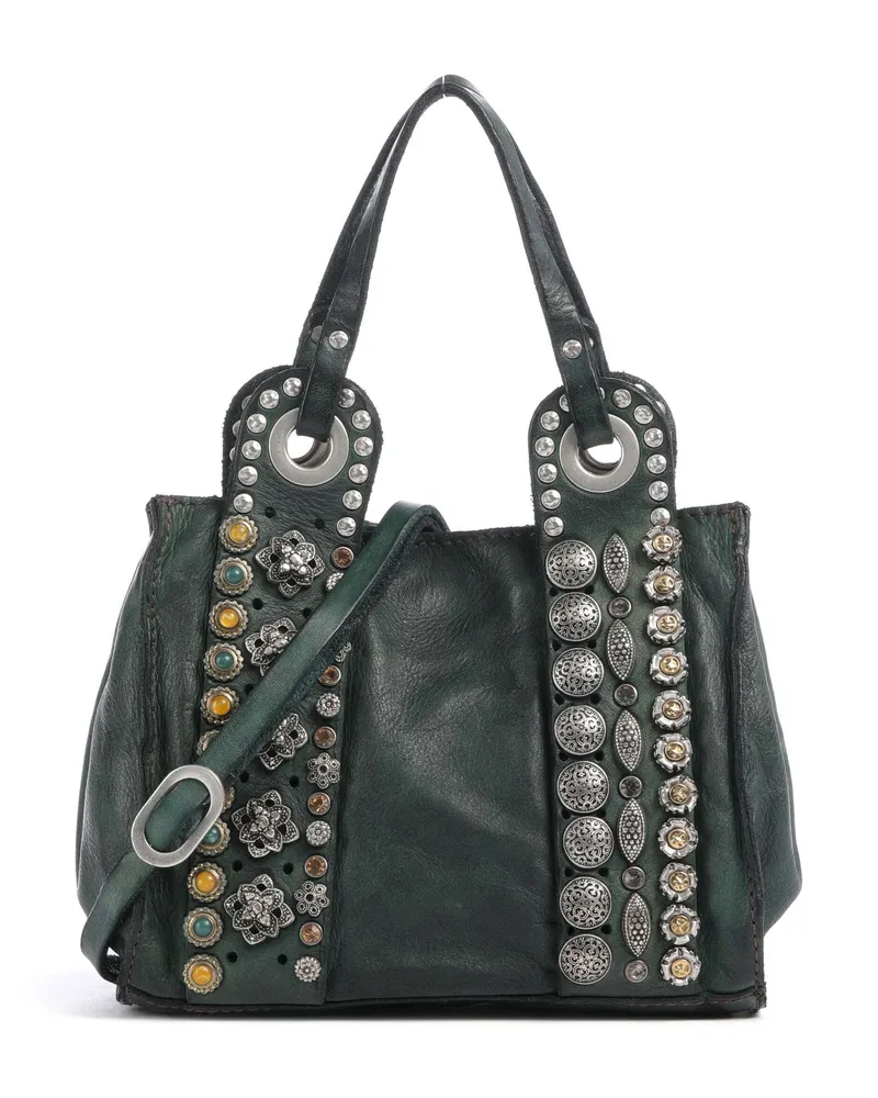 Campomaggi Umhängetasche in grün Grün