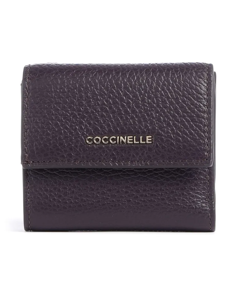 Coccinelle Geldbörse Metallic Soft in violett Violett