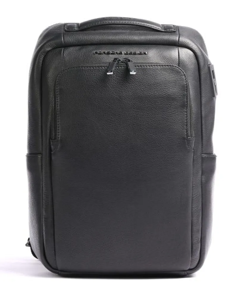 Porsche Design Roadster Leather Laptop-Rucksack schwarz Schwarz