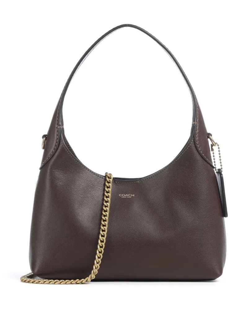Coach Schultertasche Brooklyn 23 in braun Braun