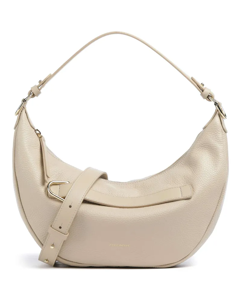 Coccinelle Schultertasche Paki in beige Beige