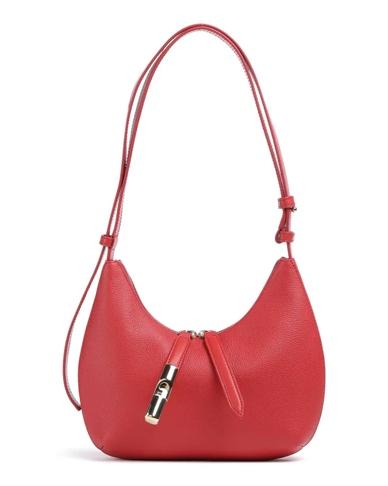 Furla Schultertasche Goccia S in rot Rot