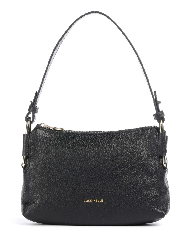 Coccinelle Schultertasche Rebekka in schwarz Schwarz