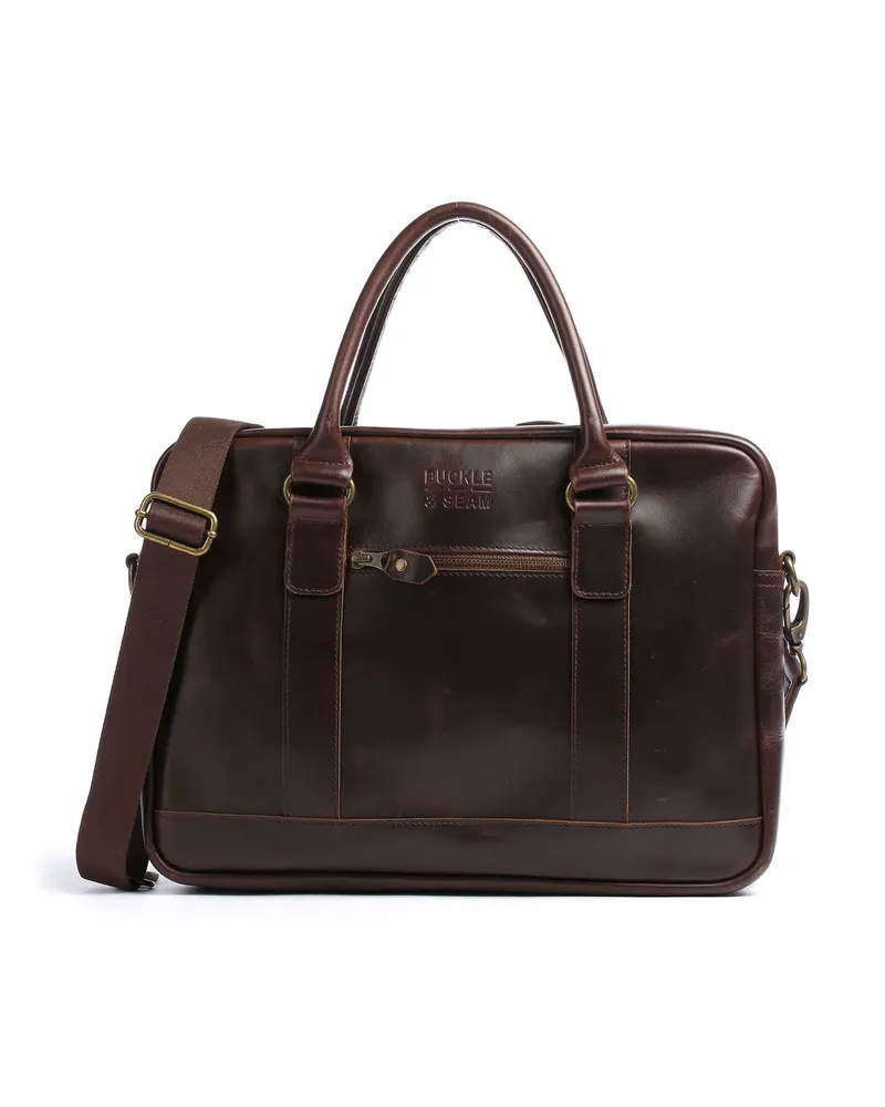 Buckle & Seam Aktentasche Everett in braun Braun