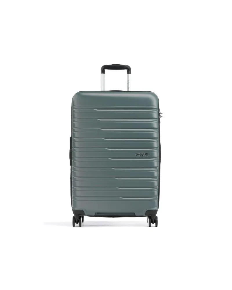 American Tourister Flashline 4-Rollen Trolley dunkelgrün Grün