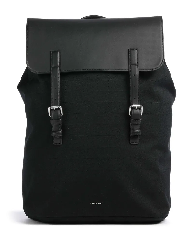 Sandqvist Rucksack Everyday L in schwarz Schwarz