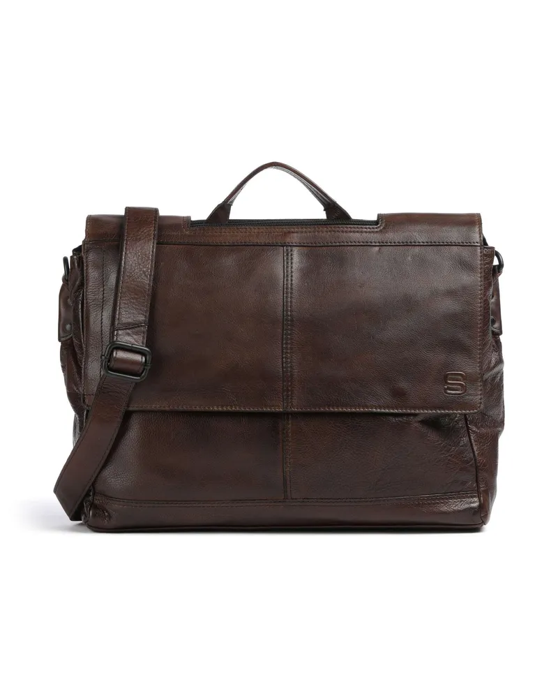 Spikes & Sparrow Aktentasche Apache Benzo in braun Braun