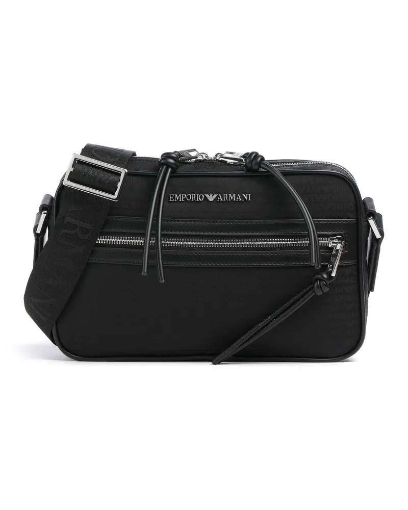Emporio Armani Umhängetasche Monogram in schwarz Schwarz