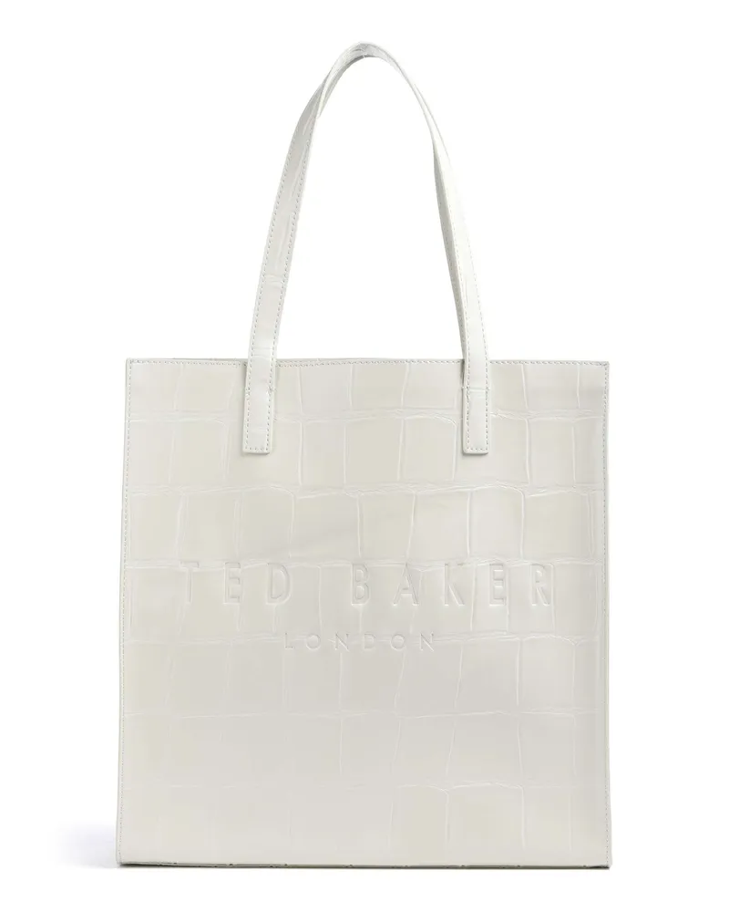Ted Baker Shopper Croccon in elfenbein Beige