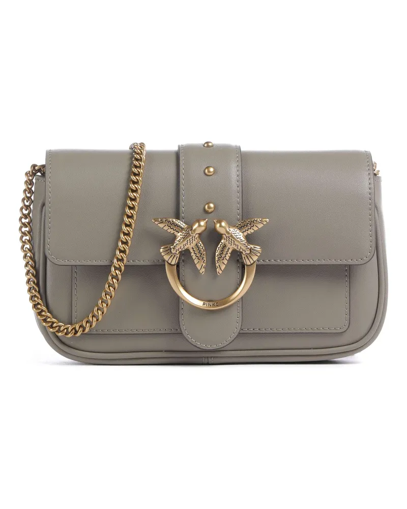 Pinko Geldbörse Love One Pocket in grau Grau