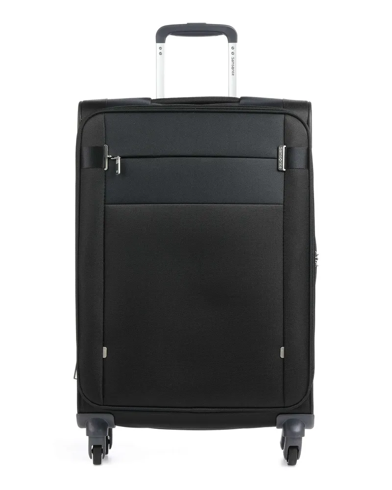 Samsonite 4-Rollen Trolley Citybeat in schwarz Schwarz