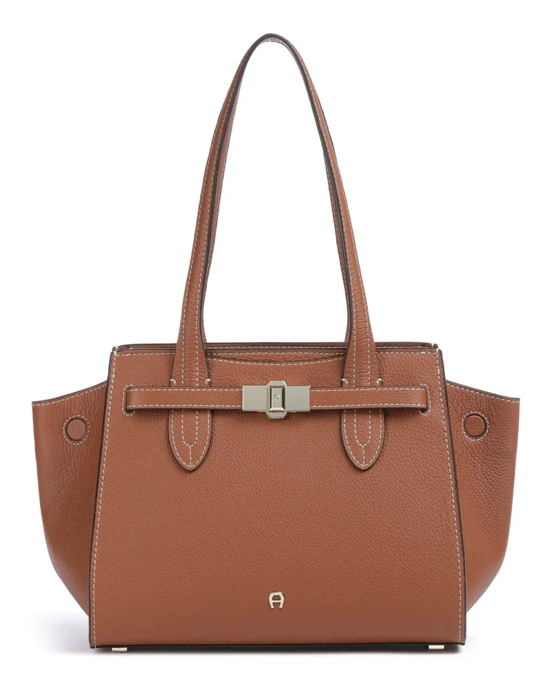 Aigner Schultertasche Farah M in braun Braun