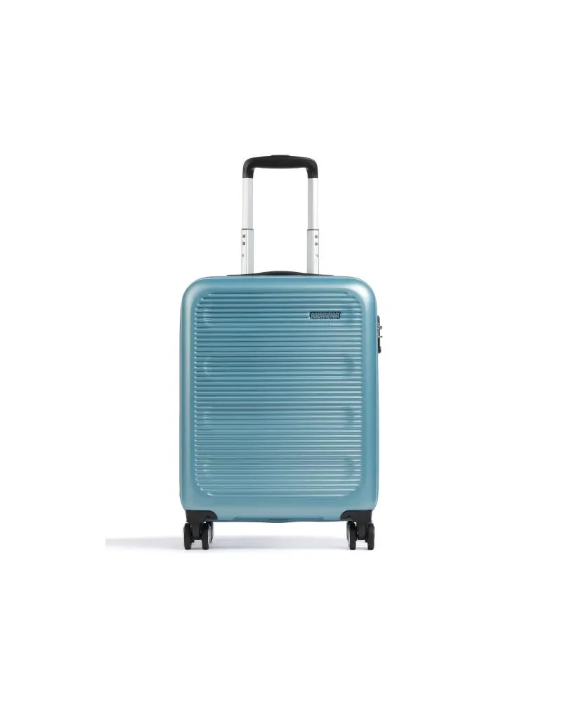 American Tourister Astrobeam 4-Rollen Trolley aqua Blau