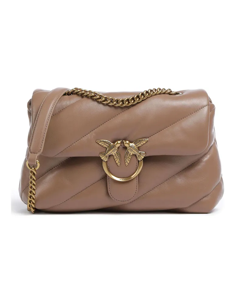 Pinko Schultertasche Love Puff Classic in braun Braun