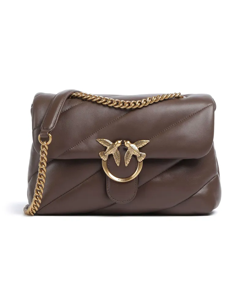Pinko Schultertasche Love Puff Classic in braun Braun