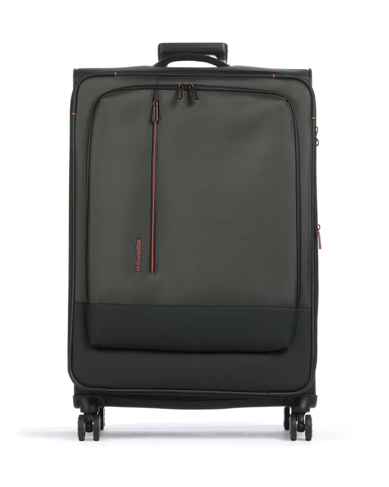 Travelite 4-Rollen Trolley Crosslite in oliv Oliv