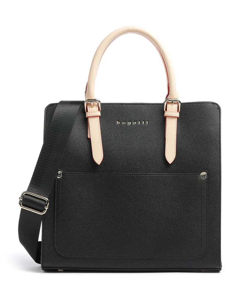 Bugatti Handtasche Ella in schwarz Schwarz