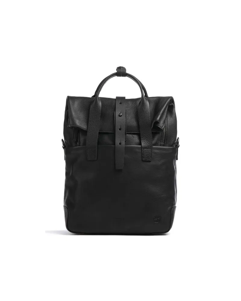 Harold's Mount Ivy Rolltop Rucksack schwarz Schwarz