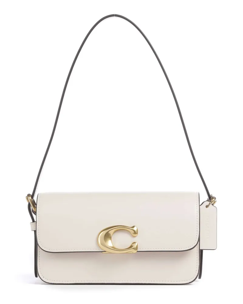 Coach Schultertasche Zoe in elfenbein Beige