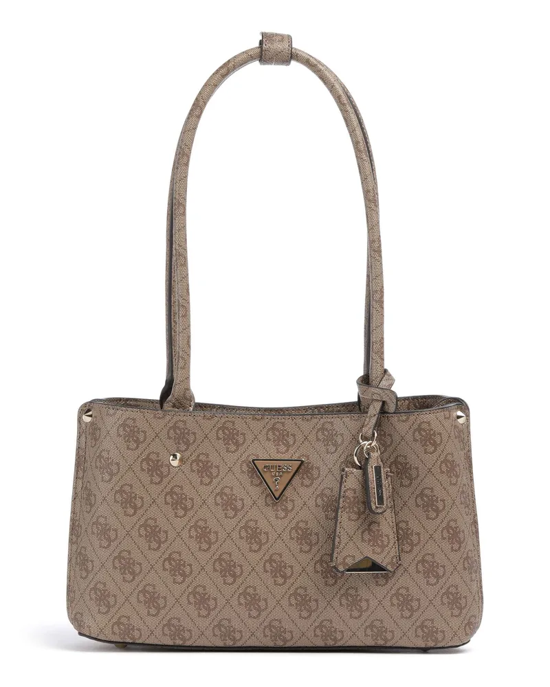 Guess Schultertasche Meridian 4G Logo in braun Braun