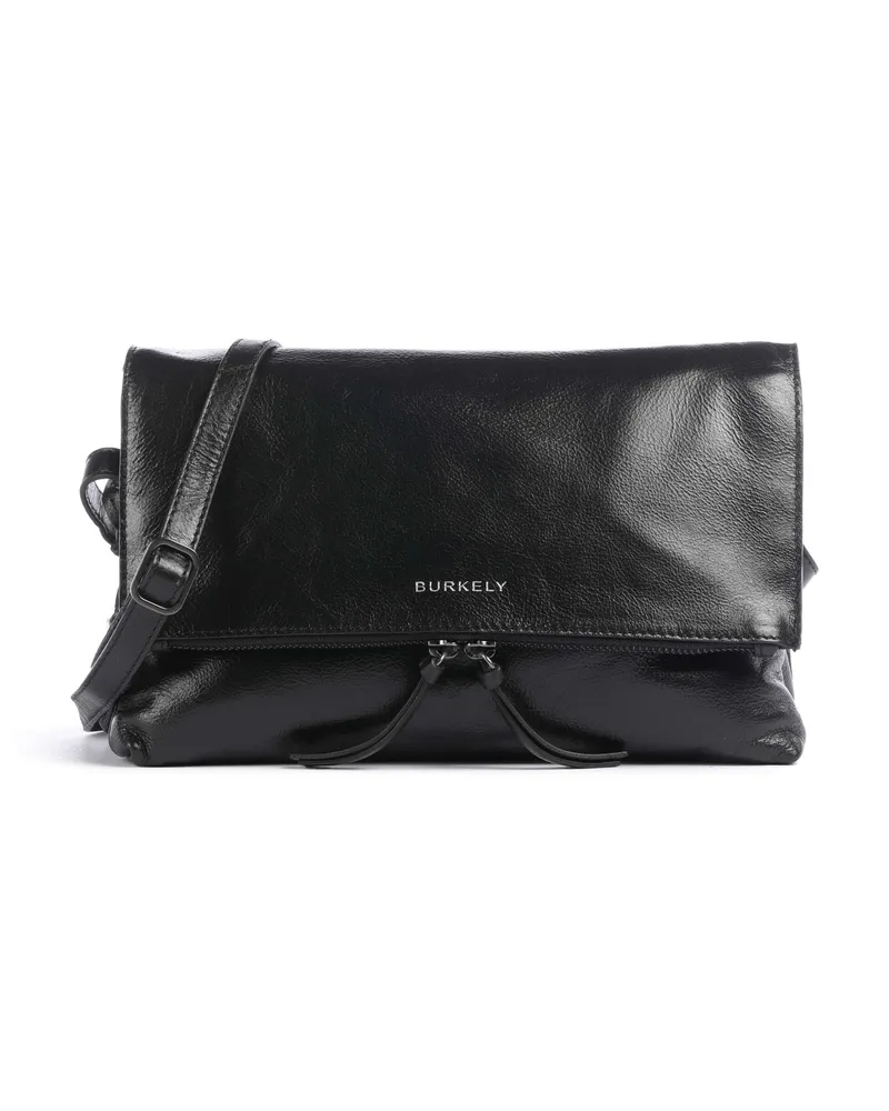 Burkely Umhängetasche Creased Crystal in schwarz Schwarz