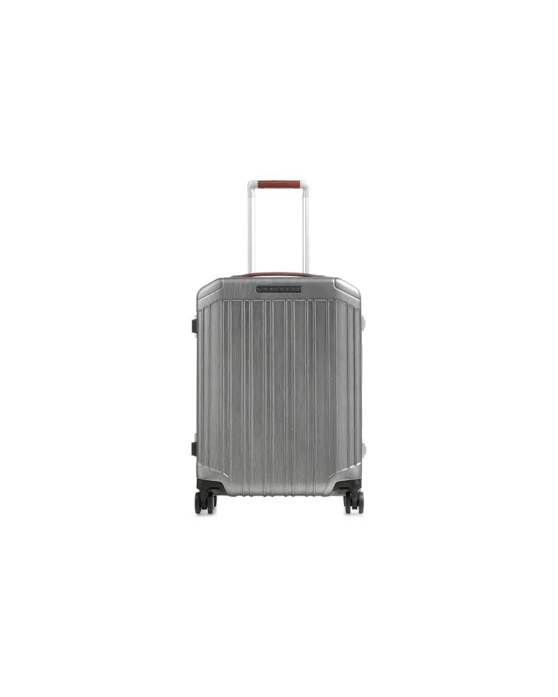 Piquadro PQLM 4-Rollen Trolley silber Silber