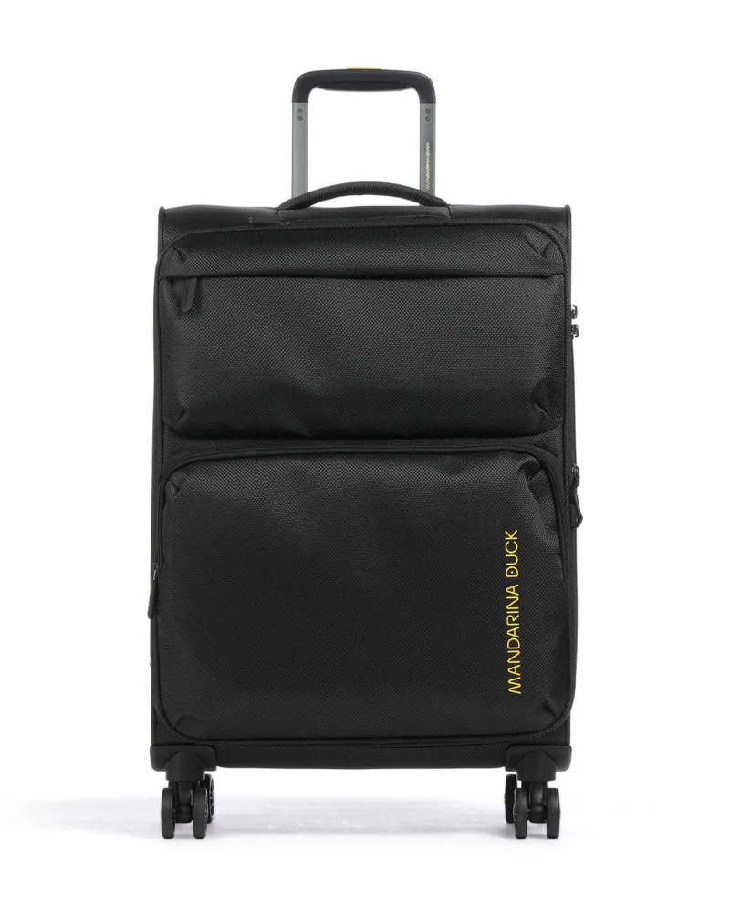 Mandarina Duck 4-Rollen Trolley Zephyr in schwarz Schwarz