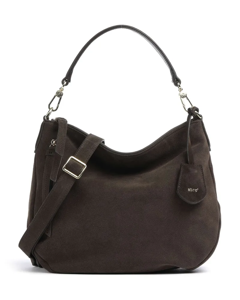 Abro Beuteltasche Suede Juna Small in braun Braun