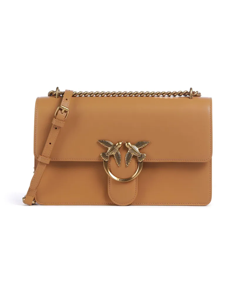 Pinko Schultertasche Love One Classic in braun Braun