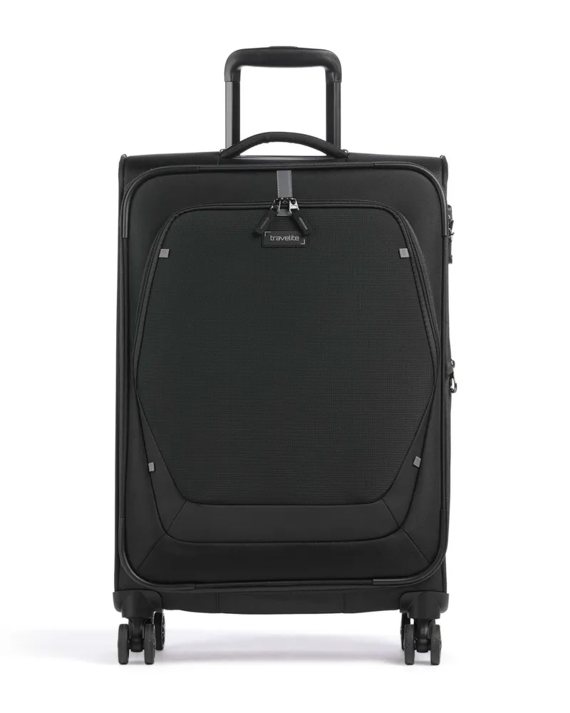 Travelite 4-Rollen Trolley Umbria in schwarz Schwarz