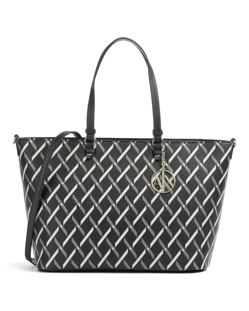 Armani Exchange Shopper Gynger Logo M in schwarz Schwarz