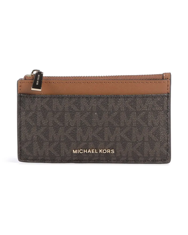 Michael Kors Kreditkartenetui Jet Set in braun Braun