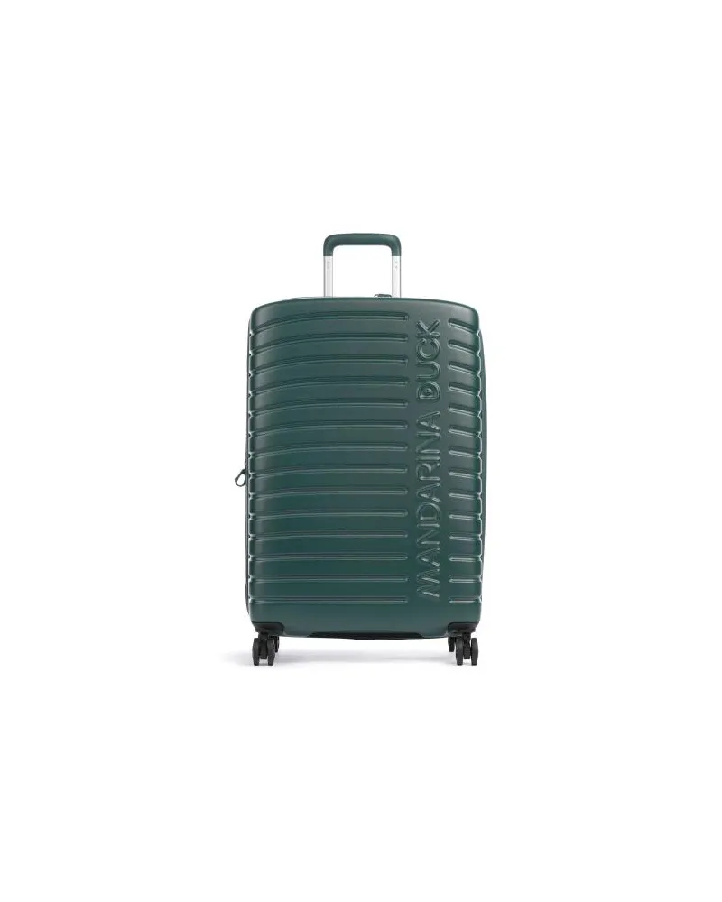 Mandarina Duck Flyduck 4-Rollen Trolley dunkelgrün Grün