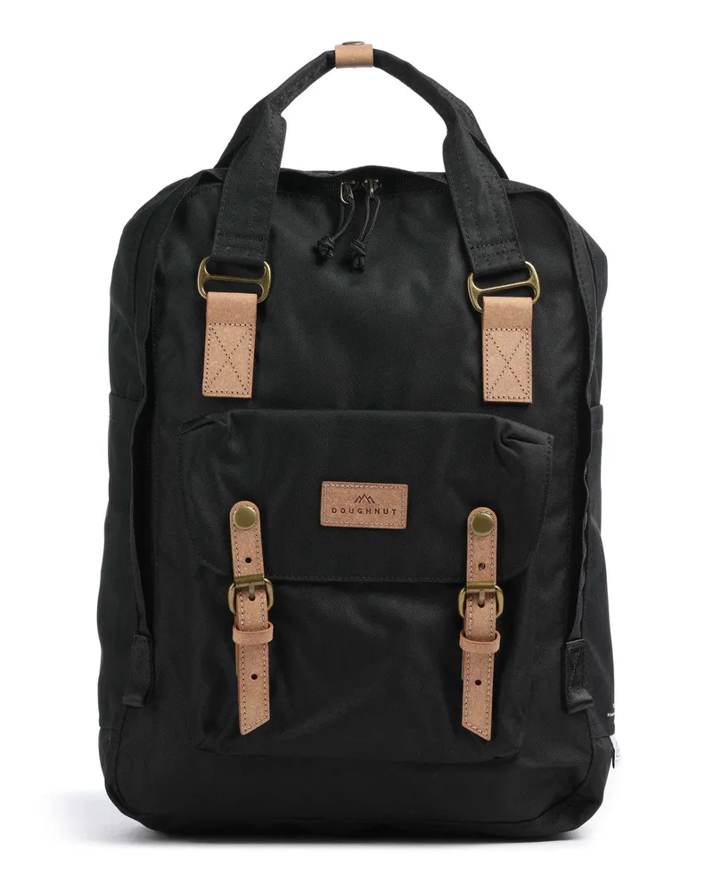 DOUGHNUT Rucksack Reborn Macaroon Large in schwarz Schwarz