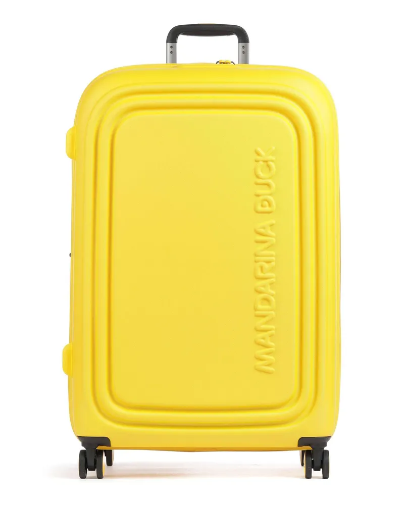 Mandarina Duck 4-Rollen Trolley Logoduck+ in gelb Gelb