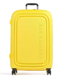 Mandarina Duck Logoduck+ 4-Rollen Trolley gelb Gelb